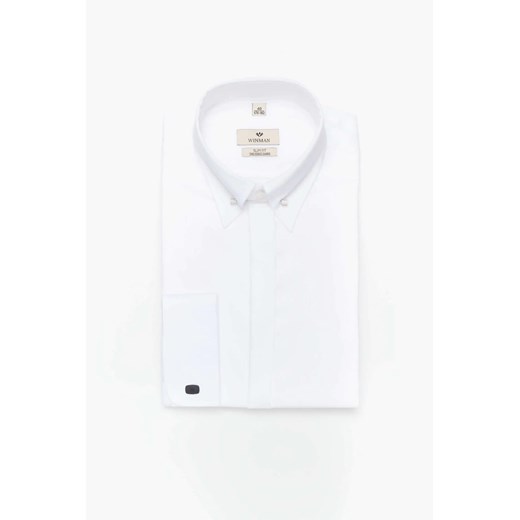 KOSZULA WINCASS 3155 SP SLIM FIT BIAŁY ze sklepu Recman w kategorii Koszule męskie - zdjęcie 186529889