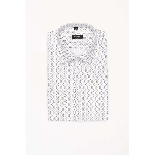 KOSZULA COLINE 3210T DŁUGI RĘKAW SLIM FIT BIAŁY ze sklepu Recman w kategorii Koszule męskie - zdjęcie 186530336