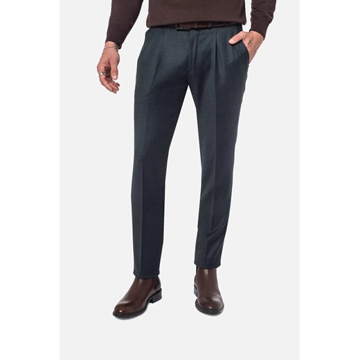 SPODNIE RESINA Z MANKIETEM/A ZIELEŃ ze sklepu Recman w kategorii Spodnie męskie - zdjęcie 186530465