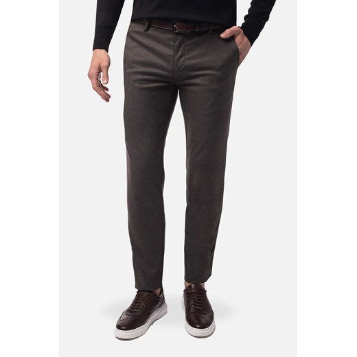 SPODNIE FORBACH 218 BRĄZ ze sklepu Recman w kategorii Spodnie męskie - zdjęcie 186530538