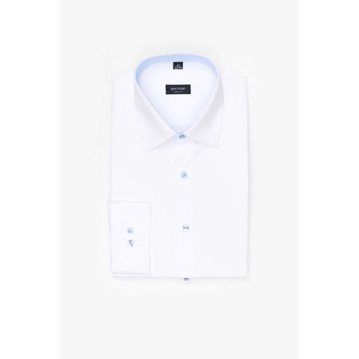 KOSZULA BEXLEY 3180E DŁUGI RĘKAW CUSTOM FIT BIAŁY ze sklepu Recman w kategorii Koszule męskie - zdjęcie 186530687