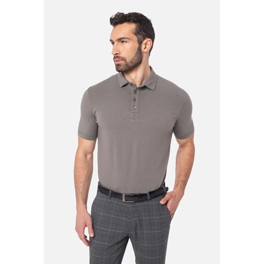 KOSZULKA POLO LIERMO ZIELEŃ ze sklepu Recman w kategorii T-shirty męskie - zdjęcie 186530887
