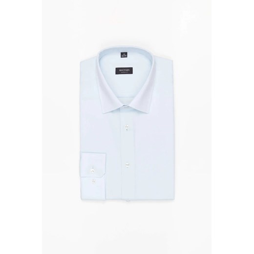 KOSZULA CORSINI 3239T DŁUGI RĘKAW CUSTOM FIT BŁĘKITNA Z BAWEŁNY ze sklepu Recman w kategorii Koszule męskie - zdjęcie 186531078