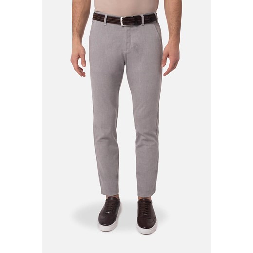 SPODNIE CASUAL SERBIE 234 SZARE Z BAWEŁNĄ ze sklepu Recman w kategorii Spodnie męskie - zdjęcie 186531169