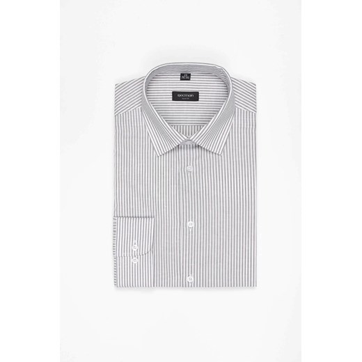 KOSZULA COFINO 3248T DŁUGI RĘKAW SLIM FIT ZIELONA Z BAWEŁNĄ ze sklepu Recman w kategorii Koszule męskie - zdjęcie 186531327