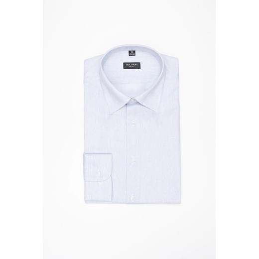 KOSZULA CORSINI 3259D DŁUGI RĘKAW SLIM FIT BIAŁA Z BAWEŁNY ze sklepu Recman w kategorii Koszule męskie - zdjęcie 186531519