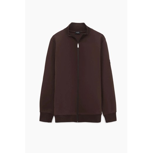 BLUZA DUATO ROZPINANY BRĄZOWA Z BAWEŁNY ze sklepu Recman w kategorii Bluzy męskie - zdjęcie 186531909