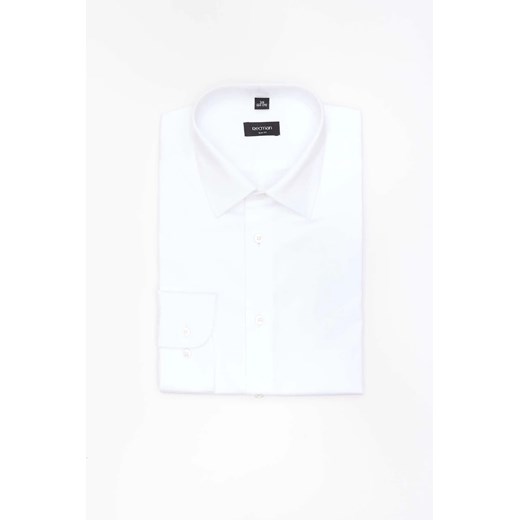 KOSZULA VERSONE 4517 DŁUGI RĘKAW SLIM FIT BIAŁA Z BAWEŁNY ze sklepu Recman w kategorii Koszule męskie - zdjęcie 186532298