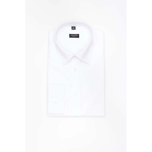 KOSZULA CORSINI 3232D DŁUGI RĘKAW CUSTOM FIT BIAŁA Z BAWEŁNĄ ze sklepu Recman w kategorii Koszule męskie - zdjęcie 186532318
