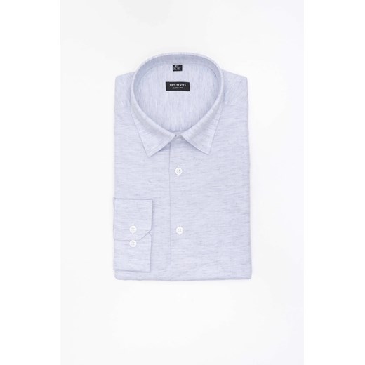 KOSZULA FORMENTO 3285D DŁUGI RĘKAW CUSTOM FIT BŁĘKITNA Z LNEM - id: 12005369 - marki Recman - 186532347 KOSZULA FORMENTO 3285D DŁUGI RĘKAW CUSTOM FIT BŁĘKITNA Z LNEM ze sklepu Recman w kategorii Koszule męskie - zdjęcie 186532347