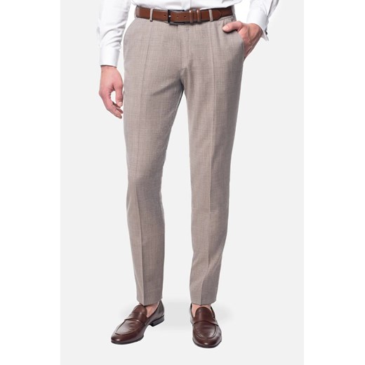 SPODNIE ALEGIA 318A BEŻOWE Z WEŁNĄ ze sklepu Recman w kategorii Spodnie męskie - zdjęcie 186532956