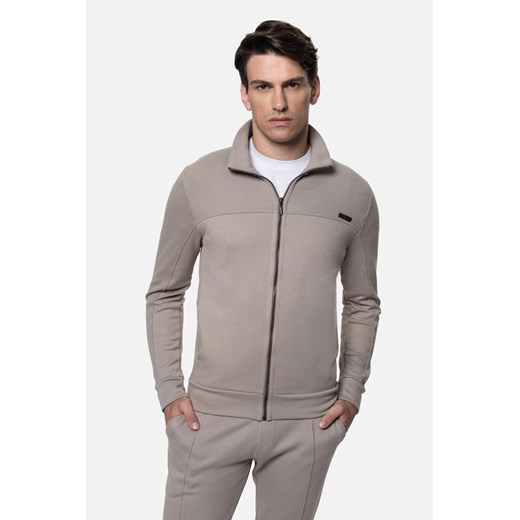 BLUZA URBANO ROZPINANY BEŻOWA Z BAWEŁNĄ ze sklepu Recman w kategorii Bluzy męskie - zdjęcie 186533607
