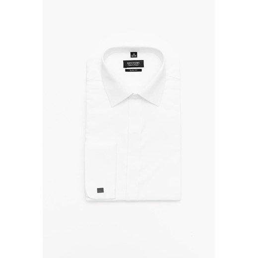 KOSZULA SAVERNE2 9001 SP SLIM FIT BIAŁY ze sklepu Recman w kategorii Koszule męskie - zdjęcie 186533846