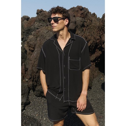 KOSZULA MĘSKA BILLIE BLACK - id: 7659 - marki Jemiol - 186535769 KOSZULA MĘSKA BILLIE BLACK ze sklepu Jemiol w kategorii Koszule męskie - zdjęcie 186535769