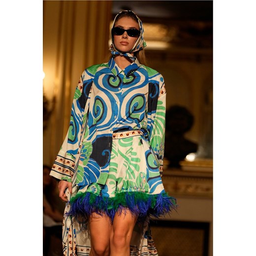 SZORTY CAPRI PRINT RUNWAY wyprzedaż Jemiol