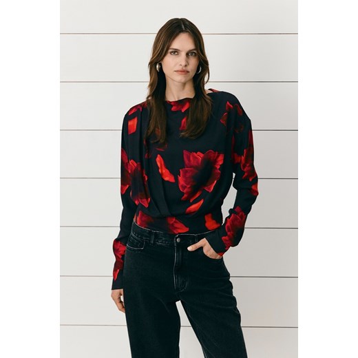 BLUZKA JUDY FLORA PRINT ze sklepu Jemiol w kategorii Bluzki damskie - zdjęcie 186536087