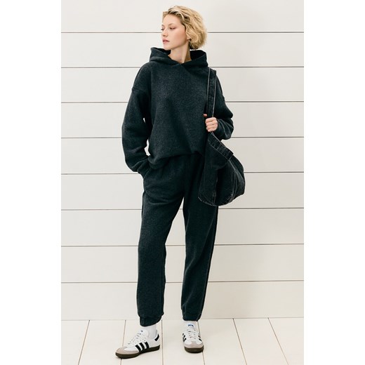 SPODNIE DAMSKIE CASHMERE MIX DARK GREY ze sklepu Jemiol w kategorii Spodnie damskie - zdjęcie 186536665