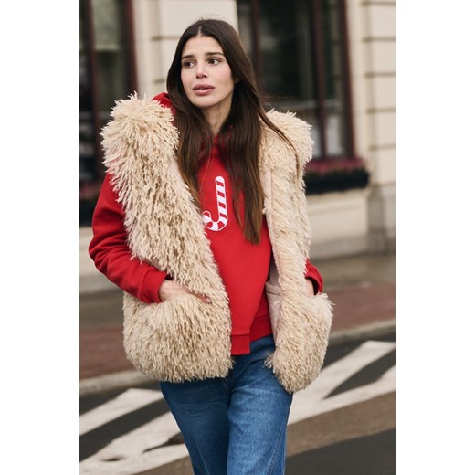 BLUZA DAMSKA JOY WINTER RED - id: 7900 - marki Jemiol - 186536816 BLUZA DAMSKA JOY WINTER RED ze sklepu Jemiol w kategorii Bluzy damskie - zdjęcie 186536816