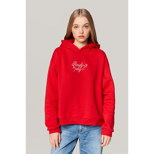 BLUZA DAMSKA READY TO PLAY RED - id: 7957 - marki Jemiol - 186536976 BLUZA DAMSKA READY TO PLAY RED ze sklepu Jemiol w kategorii Bluzy damskie - zdjęcie 186536976