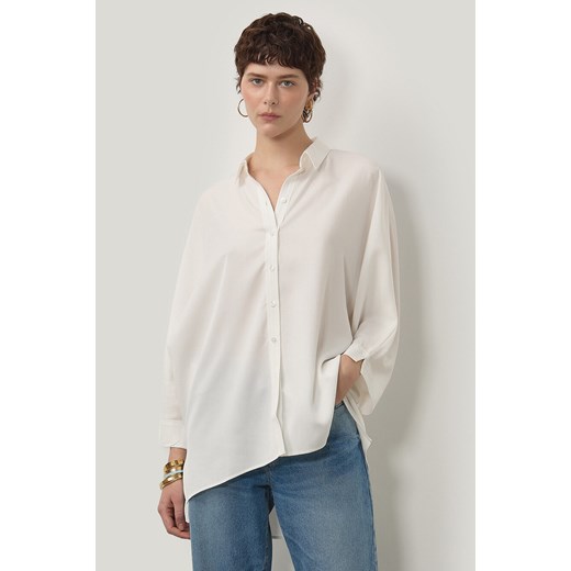 KOSZULA DAMSKA BODRUM WHITE ze sklepu Jemiol w kategorii Koszule damskie - zdjęcie 186537076