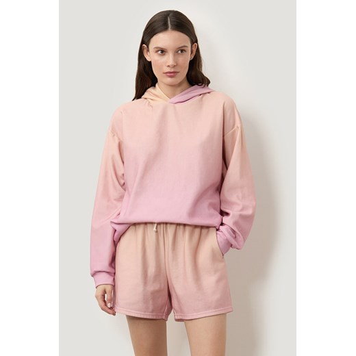 BLUZA DAMSKA Z KAPTUREM OMBRE PINK - id: 8185 - marki Jemiol - 186537959 BLUZA DAMSKA Z KAPTUREM OMBRE PINK ze sklepu Jemiol w kategorii Bluzy damskie - zdjęcie 186537959