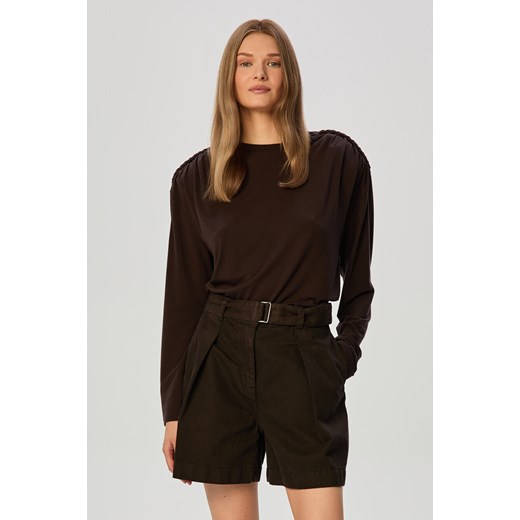 LONGSLEEVE DAMSKI NOAH CHOCO ze sklepu Jemiol w kategorii Bluzki damskie - zdjęcie 186538446