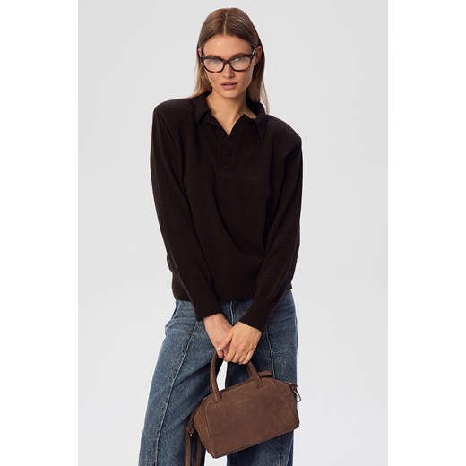 SWETER DAMSKI POLO CHOCO Jemiol