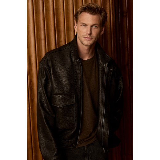 KURTKA MĘSKA SKÓRZANA MAVERICK BLACK - id: 8344 - marki Jemiol - 186539098 KURTKA MĘSKA SKÓRZANA MAVERICK BLACK ze sklepu Jemiol w kategorii Kurtki męskie - zdjęcie 186539098