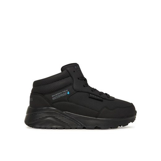 Sneakersy Skechers Uno Lite 417009L BBK Czarny ze sklepu eobuwie.pl w kategorii Buty sportowe dziecięce - zdjęcie 186540916