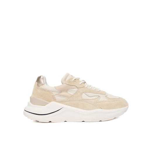 D.A.T.E. Sneakersy Fuga Shiny W431-FG-SH Beżowy ze sklepu MODIVO w kategorii Buty sportowe damskie - zdjęcie 186541435