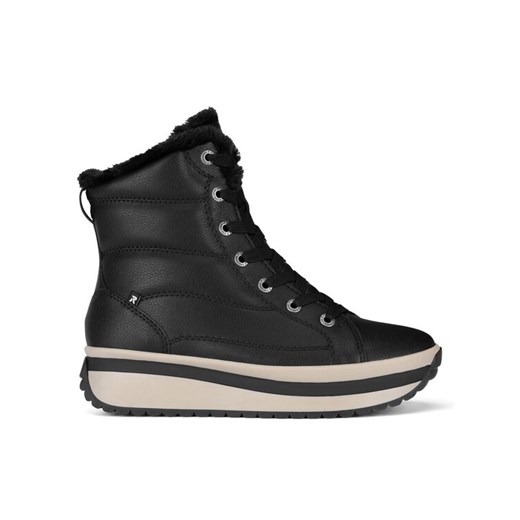 Rieker Revolution Lifestyle Trzewiki W0963-01 Czarny ze sklepu MODIVO w kategorii Botki - zdjęcie 186541449