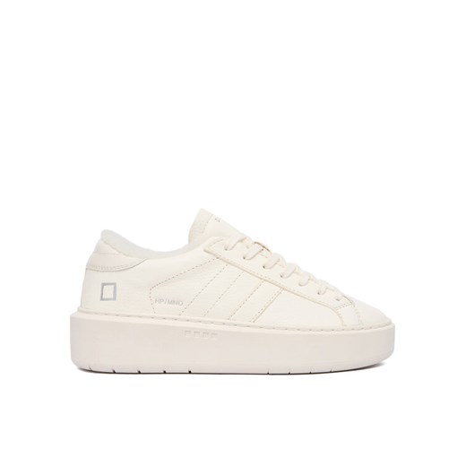 D.A.T.E. Sneakersy Hill Low Fur Platform W431-HPF-MN Écru ze sklepu MODIVO w kategorii Buty sportowe damskie - zdjęcie 186541478