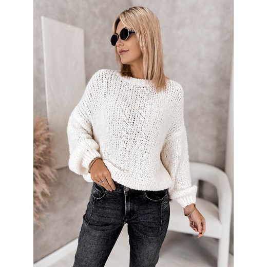 sweter paravel ecru one size ONE SIZE UBRA