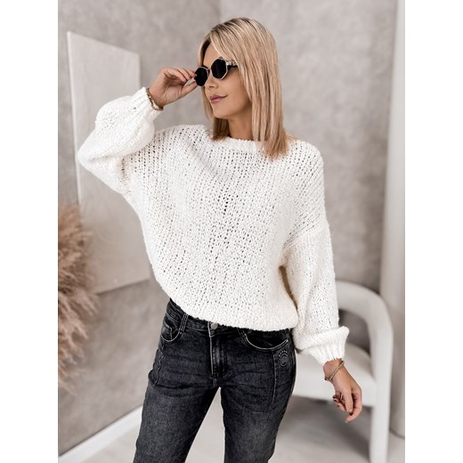 sweter paravel ecru one size ONE SIZE UBRA