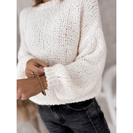 sweter paravel ecru one size ONE SIZE UBRA