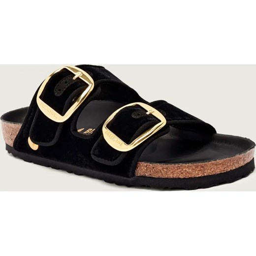 Birkenstock Klapki Arizona BB | z dodatkiem skóry | narrow fit ze sklepu Gomez Fashion Store w kategorii Klapki damskie - zdjęcie 186543378