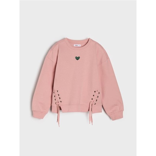 Sinsay - Bluza crewneck - różowy ze sklepu Sinsay w kategorii Bluzy dziewczęce - zdjęcie 186544928