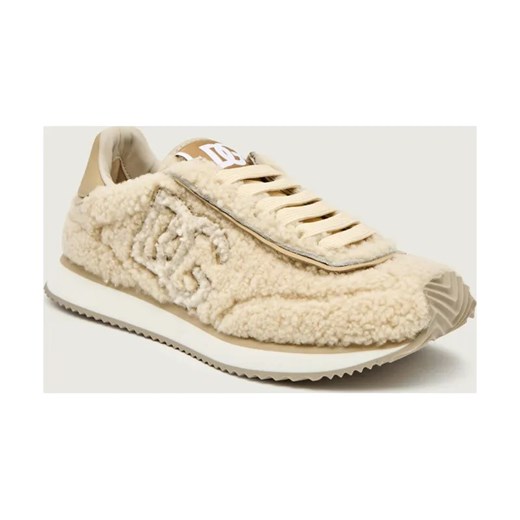 Dolce & Gabbana Wełniane sneakersy DG Cushion | shearling ze sklepu Gomez Fashion Store w kategorii Buty sportowe damskie - zdjęcie 186545236