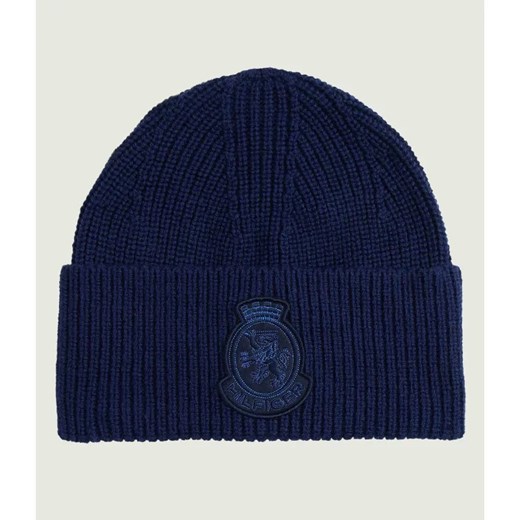 Tommy Hilfiger Wełniana czapka TH CREST | z dodatkiem kaszmiru ze sklepu Gomez Fashion Store w kategorii Czapki zimowe męskie - zdjęcie 186545249