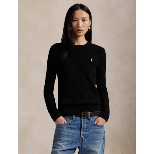 POLO RALPH LAUREN Wełniany sweter JULIANNA | Regular Fit | z dodatkiem kaszmiru ze sklepu Gomez Fashion Store w kategorii Swetry damskie - zdjęcie 186545338