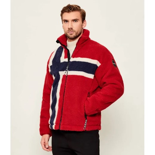 Napapijri Polarowa Kurtka T-FIEMME | Loose fit ze sklepu Gomez Fashion Store w kategorii Kurtki męskie - zdjęcie 186545358