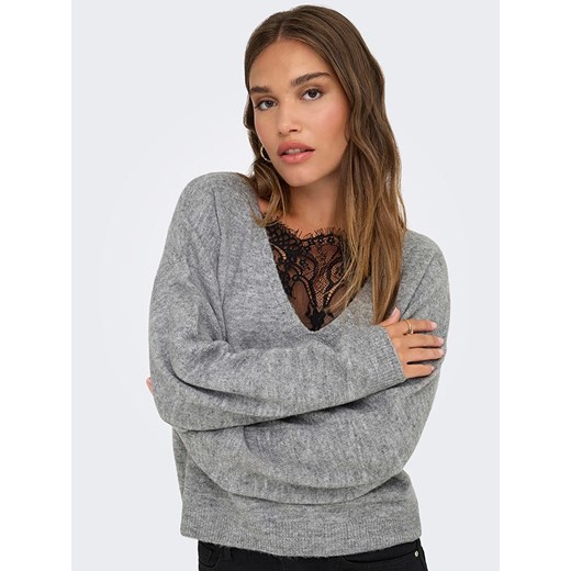 ONLY Sweter w kolorze szarym M okazja Limango Polska