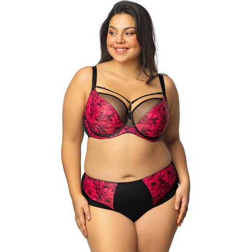 Biustonosz miękki soft z paseczkami Marion B-555, Kolor czarno-malinowy, Rozmiar 95F, Wies-MANN - id: 186793 - marki Wiesmann - 186547478 Biustonosz miękki soft z paseczkami Marion B-555, Kolor czarno-malinowy, Rozmiar 95F, Wies-MANN ze sklepu Intymna w kategorii Biustonosze - zdjęcie 186547478