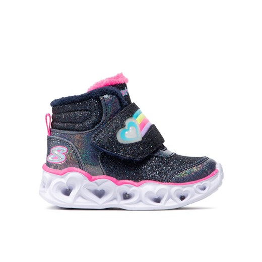 Skechers Kozaki Brilliant Rainbow 302669N/NVPK Granatowy ze sklepu MODIVO w kategorii Buty sportowe dziecięce - zdjęcie 186547507