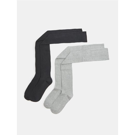 Sinsay - Zakolanówki 2 pack - wielobarwny Sinsay 36/38 Sinsay