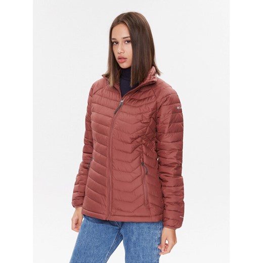 Columbia Kurtka przejściowa Powder Lite™ Jacket Czerwony Regular Fit ze sklepu MODIVO w kategorii Kurtki damskie - zdjęcie 186548326