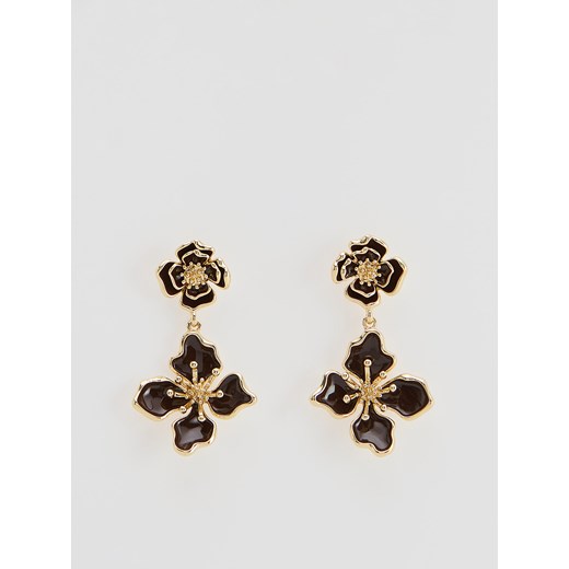 Reserved - Wiszące kolczyki - ciemnobrązowy ze sklepu Reserved w kategorii Kolczyki - zdjęcie 186549909