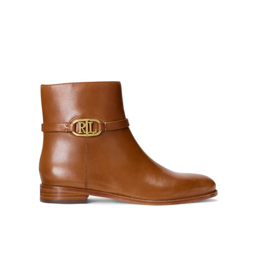 Botki Lauren Ralph Lauren 802912273002 Brązowy 38 eobuwie.pl