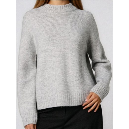 Sinsay - Sweter basic - szary Sinsay M Sinsay