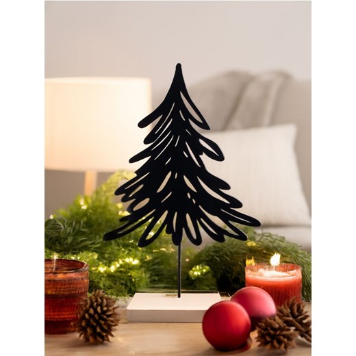 Sinsay - Dekoracja świąteczna w kształcie choinki - czarny ze sklepu Sinsay w kategorii Dekoracje bożonarodzeniowe - zdjęcie 186551285